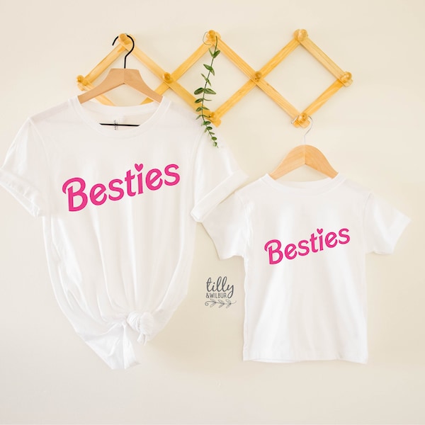 Besties, Besties T-Shirts, Mummy And Me Matching Outfits, Our First Mother's Day, Mother Daughter, Best Friends, Friends Forever, Bodysuit