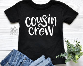 Cousin T-Shirt, Cousin Crew T-Shirt, Matching Cousin T-Shirts, Cousins For Life, Cousin Tribe, Cousin Squad, Pregnancy Announcement T-Shirts