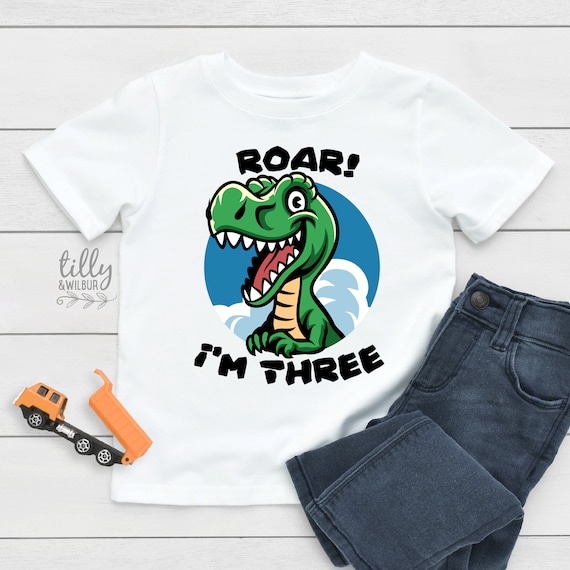 I'm 3, 3rd Birthday Three Rex Shirt I'm 3, 3rd Birthday Three Rex Shirt