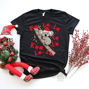 Christmas Koala T-Shirt, Matching Christmas Koala Shirt, Australian Christmas T-Shirt, Aussie Christmas Gift, Australiana Christmas Gift