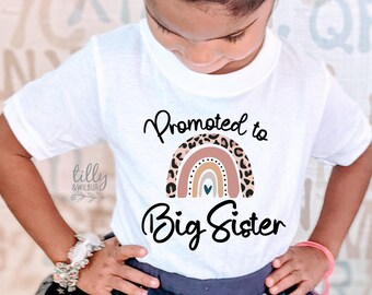 Promoted To Big Sister T-Shirt, Big Sis T-Shirt,  Big Sister Gift, Pregnancy Announcement Shirt, I'm Going To Be A Big Sister T-Shirt, Sis