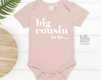 Big Cousin Baby Bodysuit, I'm Going To Be A Big Cousin, Pregnancy Announcement, Cousin Announcement, Family Announcement, Big Cousin Baby