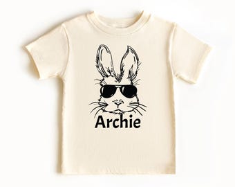 Easter T-Shirt With Name, More Colours, Custom Easter T-Shirt, Personalised Easter Gift, Easter Shirt, Easter Bunny T-Shirt
