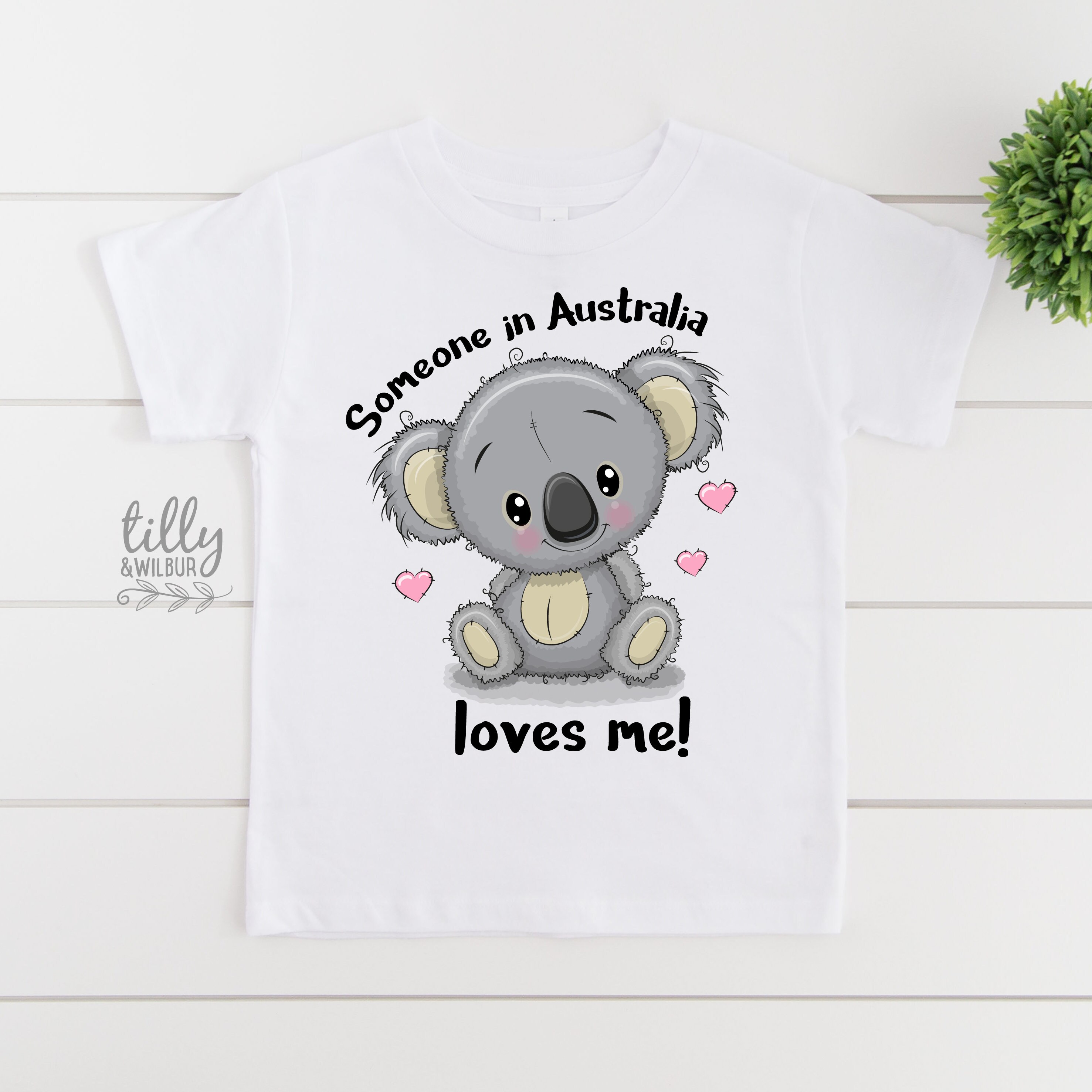 Someone In Australia Loves Me, Australia Baby Gift, Australiana Gift, Koala Baby Gift, Aussie Overseas Gift, Newborn Baby Gift, Baby Shower