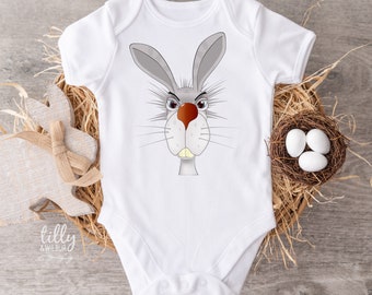 Easter s®, Rabbit Bodysuit, Funny Rabbit Design, Easter Gift, Boys Easter Gift, Girls Easter Gift, Easter Shirt, Hip Hop Easter Shirt