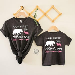 Our First Mother&#39;s Day 2025 Mummy And Daughter Matching Set, Mother&#39;s Day Gift, Mother Daughter Matching Outfits, 1st Mother&#39;s Day 2025 Gift