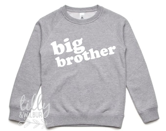 Big Brother Jumper, Big Brother Hoodie, Big Brother Sweatshirt, I'm Going To Be A Big Brother, Pregnancy Announcement, Big Brother Gift