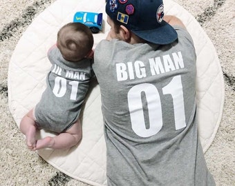 Big Man Lil' Man, Father Son Matching Shirts, Matching Dad Baby, Matchy Matchy, Sibling Set, Father's Day Gift, Daddy Daughter, New Dad Gift