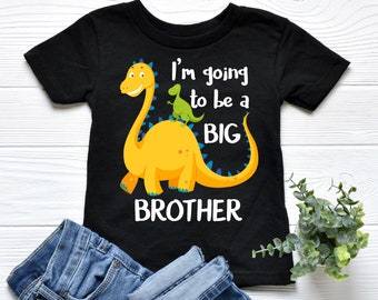 Big Brother T-Shirt, Promoted To Big Brother T-Shirt, Big Brothersaurus T-Shirt, Dinosaur T-Shirt, I'm Going To Be A Big Brother T-Shirt