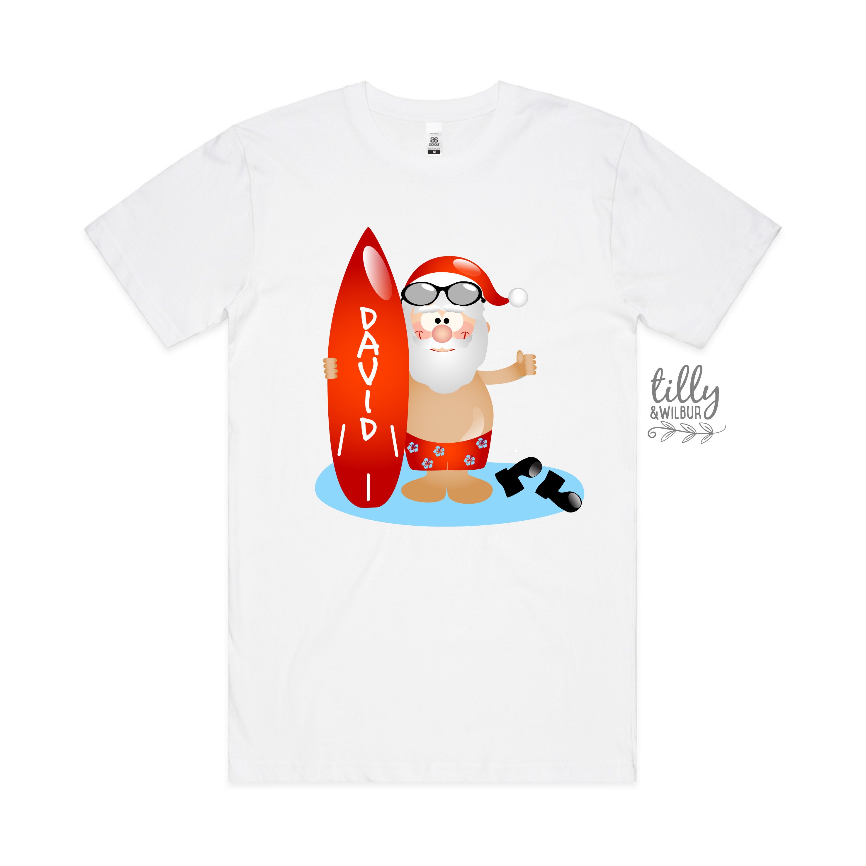 beach santa shirt