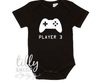 Player 3, Player 3 Has Entered The Game, Player 1 Player 2, Father Son Matching Shirts, Matching Dad Baby, Gamer, Gaming, Father's Day Gift