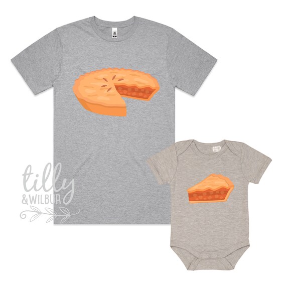 Father Son Pie T-shirts Daddy 