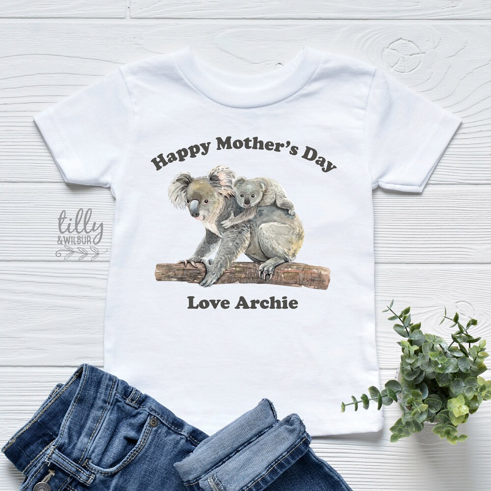 Mother'S Day T-Shirt, Personalised Happy Mothers Day Shirt, Personalised Mother'S Day, 1St Mother'S Day, Mummy I Love You Happy Mother'S Day Moderndaydecors