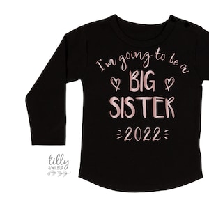 Big Sister T-Shirt, Big Sister Announcement, Promoted to Big Sister TShirt, Pregnancy Announcement Shirt, I&#39;m Going To Be A Big Sister Shirt