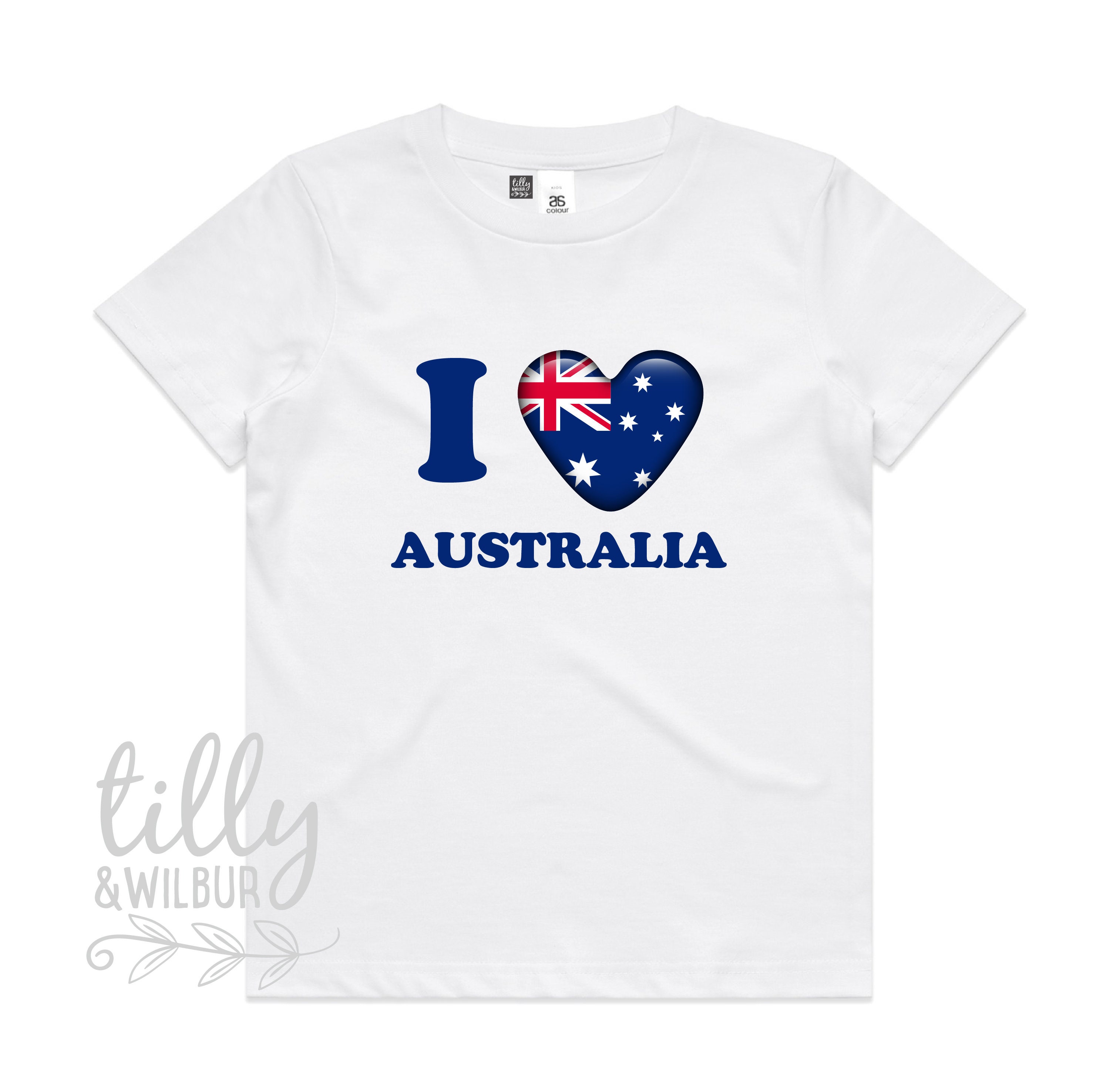 I Heart Australia Kids Happy Australia T-shirt - Etsy