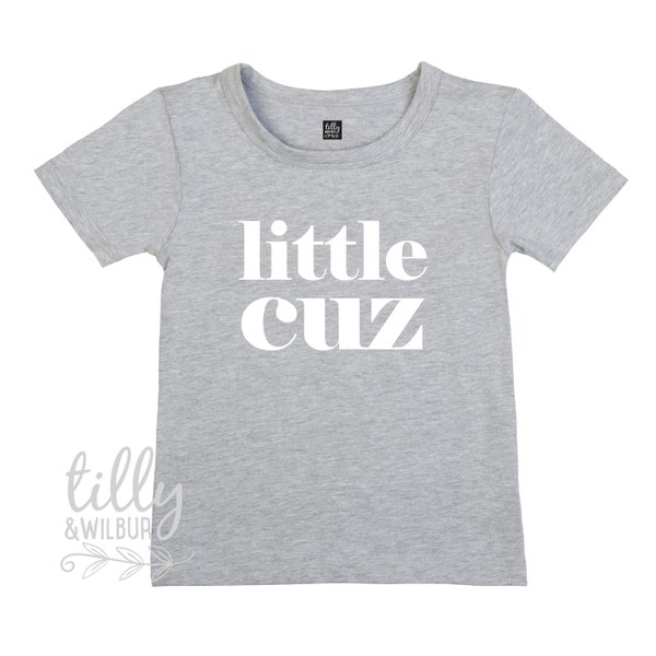 Little Cuz T-Shirt, Little Cuz Baby Bodysuit, Cousin Set, Cousin Gift, Pregnancy Announcement, You're Going To Be A Cousin, Cousin T-Shirt