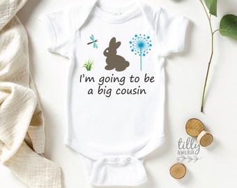 Funny baby vest I am the little brother coloured bodysuit 