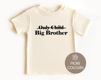 Only Child Big Brother T-Shirt, Promoted To Big Brother Shirt, Big Bro T-Shirt, Pregnancy Announcement, I'm Going To Be A Big Brother