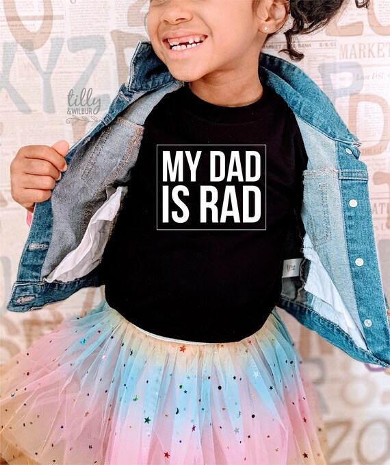 My Dad is Rad Father's Day T-shirt, Rad Dad T-shirt, Father's Day T-shirt,  Daddy I Love You Happy Father's Day, Matching Rad Dad T-shirt - Etsy UK