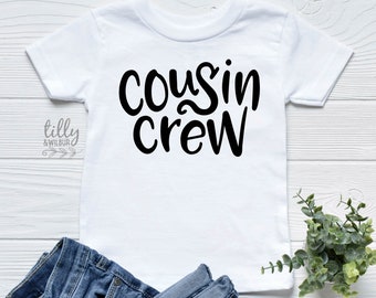 Cousin T-Shirt, Cousin Crew T-Shirt, Matching Cousin T-Shirts, Cousins For Life, Cousin Tribe, Cousin Squad, Pregnancy Announcement T-Shirts