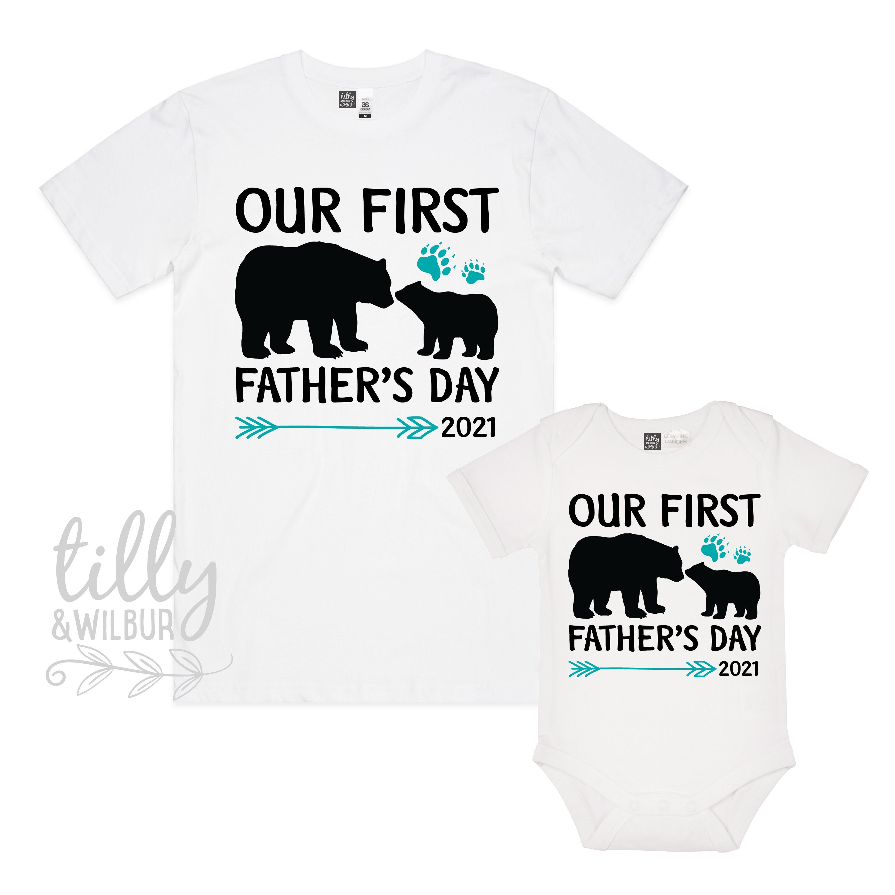 Our First Father's Day 2022 Matching 