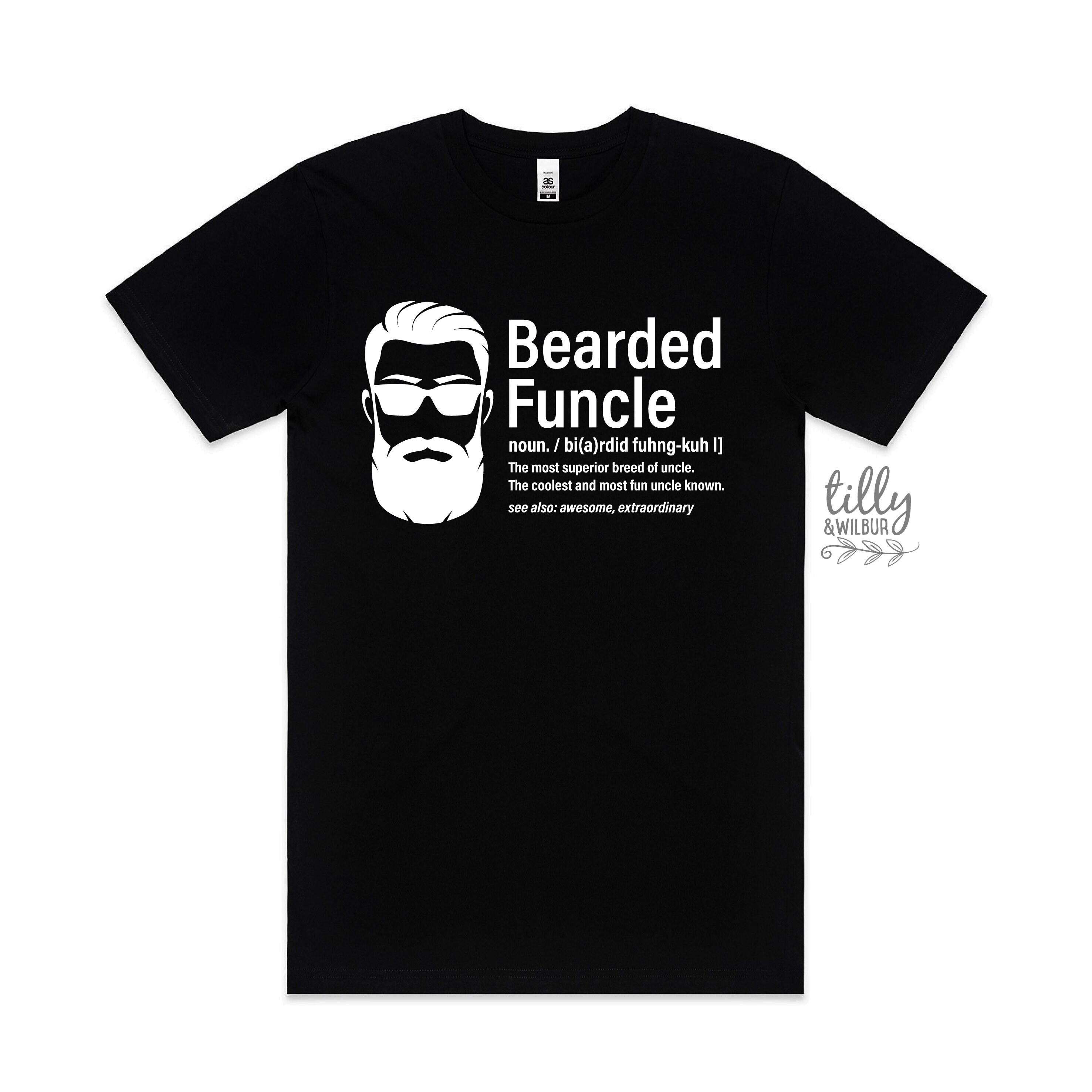Mens Bearded Funcle Shirt Funny Uncle Definition T-Shirt Mens Bearded Funcle Shirt Funny Uncle Definition T-Shirt