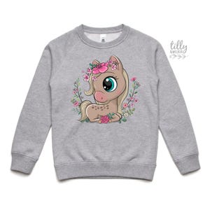 Horse Jumper, Horse Sweatshirt, Horse Crew Neck, Equestrian Gift, Horse Riding T-Shirt, Just A Girl Who Loves Horses, Birthday Gift For Girl