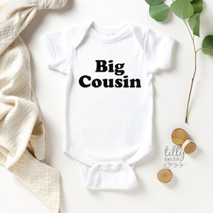 Big Cousin s®, Big Cousin Body, Schwangerschaftsankündigung, Neugeborenen Geschenk, Zum großen Cousin, Cousin Ankündigung, Cuz