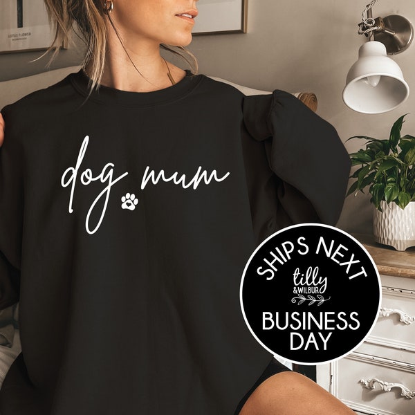 Dog Mum Jumper, Dog Mama Sweatshirt, Mothers Day Gift From The Dog, Fur Mum Gift, Dog Mama Crew Neck, Dog Lover Gift, Fur Mama Gift