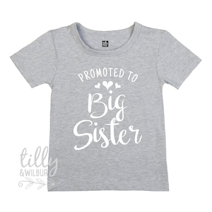 Promoted To Big Sister T-Shirt, Big Sis T-Shirt,  Big Sister Gift, Pregnancy Announcement Shirt, I'm Going To Be A Big Sister T-Shirt, Sis