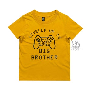 Big Brother T-Shirt, Leveled Up To Big Brother T-Shirt, Promoted To Big Brother T-Shirt, I'm Going To Be A Big Brother T-Shirt, Gamer Shirt