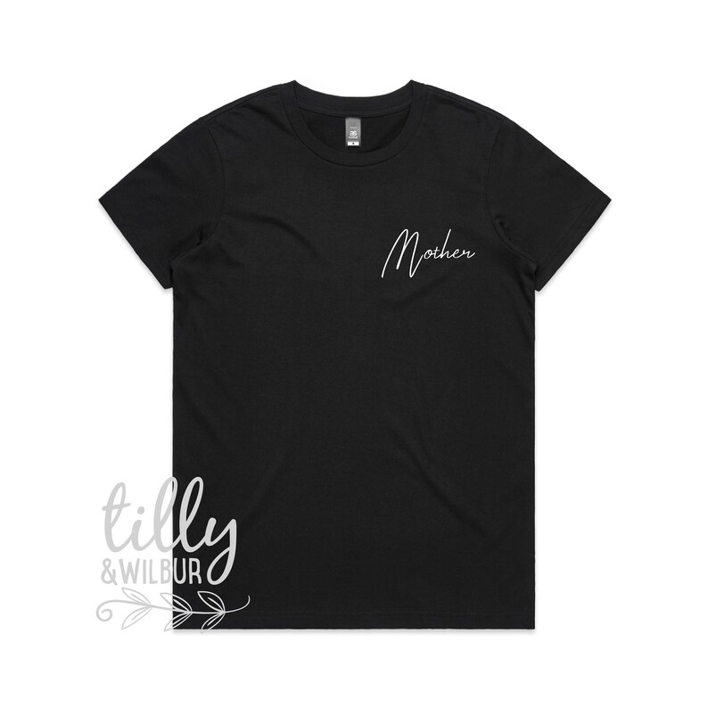 Camiseta de mujer "Mamá", camiseta para mamá, regalo para mamá, camiseta para el Día de la Madre, regalo para mamá primeriza, regalo para mamá, camiseta para mamá. Camiseta para mamá. imagen 1