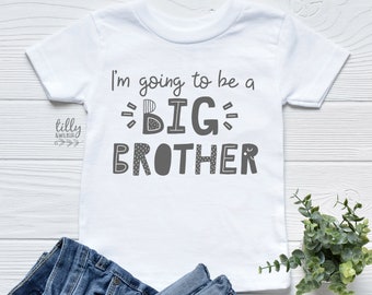 I'm Going To Be A Big Brother T-Shirt, Promoted To Big Brother T-Shirt, Big Brother Shirt, Pregnancy Announcement T-Shirt, Big Brother To Be