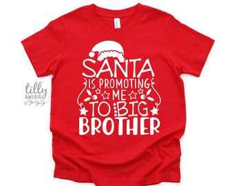 Christmas Pregnancy Announcement T-Shirt, Big Brother To Be, I'm Going To Be A Big Brother, Big Brother Shirt, Christmas Big Brother T-Shirt