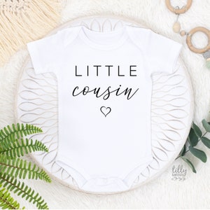 Body para bebé de primo pequeño, body para primo pequeño, mameluco para bebé de primo pequeño, body para anuncio de embarazo, regalo para recién nacido, nuevo primo