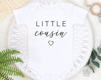 Little Cousin Baby Bodysuit, Little Cousin Bodysuit, Little Cousin Baby Romper, Pregnancy Announcement Bodysuit, Newborn Gift, New Cousin