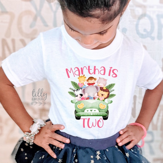 Personalised 2nd birthday t shirt Clearance