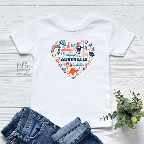 Australian Flag T-Shirt Kangaroo Tshirt Australia Tee Gift Australian Flag T-Shirt Kangaroo Tshirt Australia Tee Gift