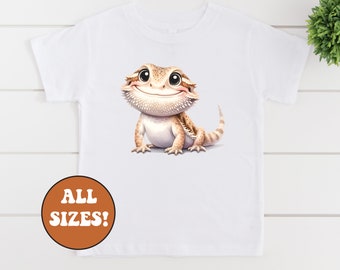 Bearded Dragon T-Shirt, Lizard T-Shirt, Australiana T-Shirt, Happy Australia Day T-Shirt, Your Text Here T-Shirt, Personalised Lizard TShirt