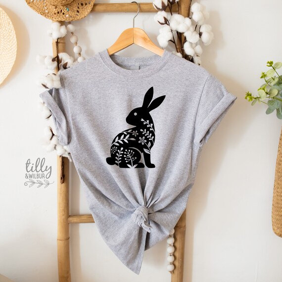 Floral Leopard Camouflage Easter Bunny Flower Rabbit Gift T-Shirt Floral Leopard Camouflage Easter Bunny Flower Rabbit Gift T-Shirt