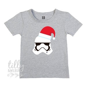 Star Wars Stormtrooper Christmas Child&#39;s T-Shirt, Christmas Stormtrooper, Girl, Boy, Santa Stormtrooper, Unisex Star Wars Storm Trooper Gift