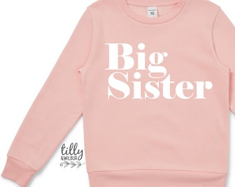 Big Sister Jumper, Big Sister Announcement, Big Sister Gift, Pregnancy Announcement Sweatshirt, I'm Going To Be A Big Sister Announcement