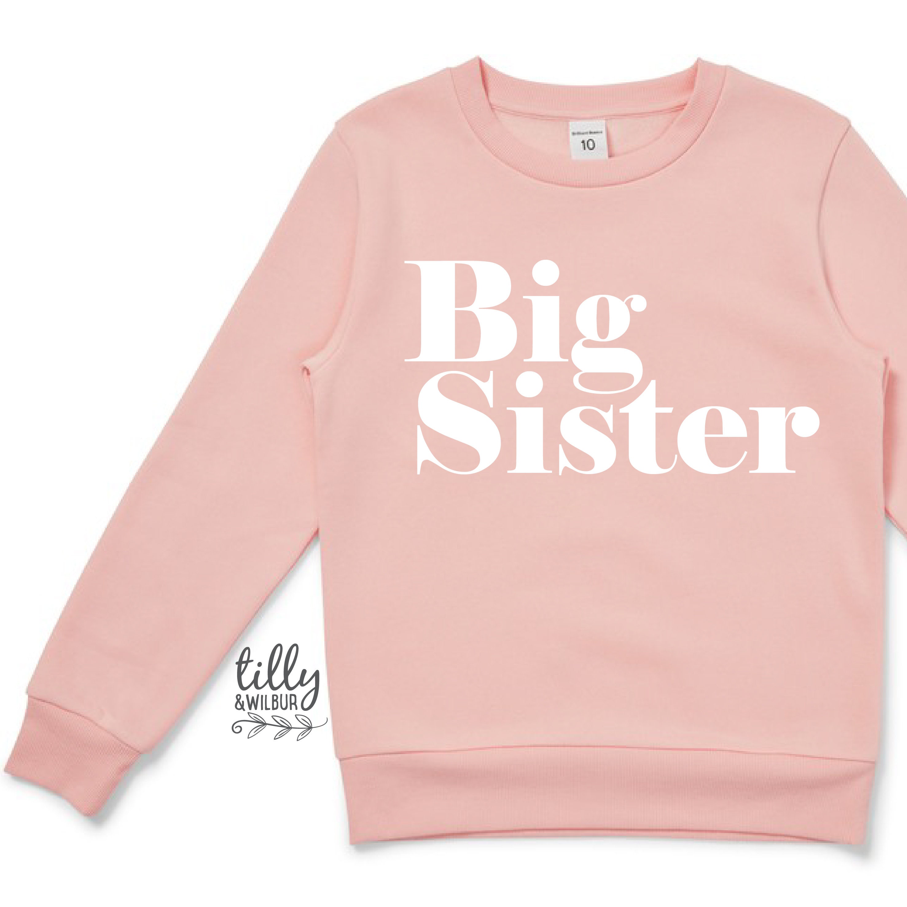Big Sister Jumper Big Sister Announcement Big Sister Gift Pregnancy Announcement Sweatshirt I m Going to Be A Big Sister Announcement Etsy