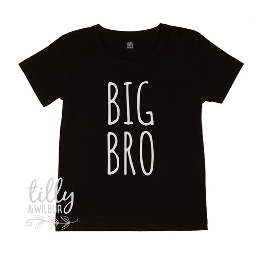 T-shirt Enfant "I'm Going To Be A Big BROTHER" - Tailles 6 Mois à 18-20 Ans (XL) - 100% Coton - Choix Couleur