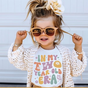 In My Two Year Old Era T-Shirt, Funny 2 T-Shirt, Two Birthday T-Shirt, 2nd Birthday T-Shirt, 2nd Second Birthday Tee, In My 2 Year Old Era