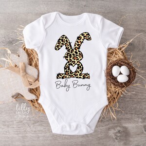 Baby Bunny Bodysuit, First Easter Bodysuit, First Easter Baby Bodysuit, Newborn Easter Gift, 1st Easter Outfit, Baby&#39;s 1st Easter