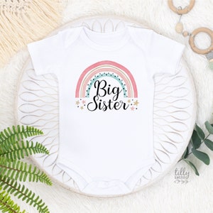 Big Sister Bodysuit, Big Sister s®, Pregnancy Announcement Romper, Big Sister Announcement, I&#39;m Going To Be A Big Sister Announcement