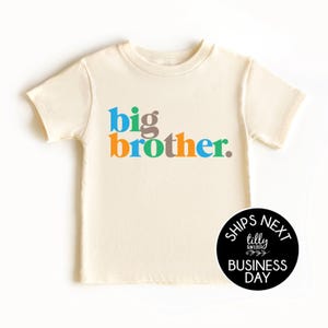 Big Brother T-Shirt, Pregnancy Announcement T-Shirt, Big Bro Shirt, I&#39;m Going To Be A Big Brother, Big Brother Gift, Promoted To Big Brother