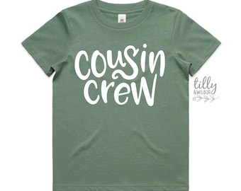 Cousin T-Shirt, Cousin Crew T-Shirt, Matching Cousin T-Shirts, Cousins For Life, Cousin Tribe, Cousin Squad, Pregnancy Announcement T-Shirts