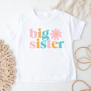 Big Sister T-Shirt, Big Sister Announcement, Big Sister Gift, Pregnancy Announcement Shirt, I'm Going To Be A Big Sister Announcement Shirt image 2